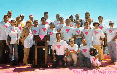The Pink Triangle: volunteers and friends
